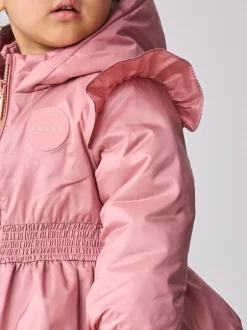Schoolkleding|Jassen En Jacks*Baker by Ted Baker roze regenbestendige lichtgewicht regenjas met geschulpte rand