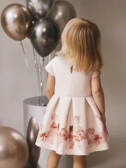 Gelegenheidskleding|Jurken*Next - Scuba Occasion Dress (3mths-7yrs) Balletroze