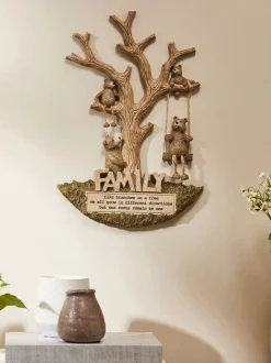 Canvassen En Kunst Voor Aan De Wand|Next Barnaby Bear Family wanddecoratie met boom