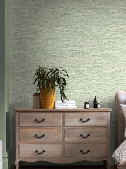 Behang|Next Behang 10 m met abstract aquarelmotief Groen