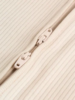 Multipacks|Babypakjes En Babypyjama's|Next Beige - Verpakking van 3 babypyjama's met tweewegrits (0-2jr)