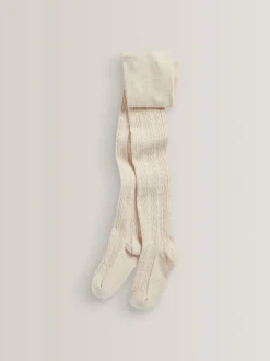 Sokken En Panty's|Sokken En Panty's*Next - Verpakking van 3 kabelmaillots met hoog katoengehalte Beigebruin-crème/bruin