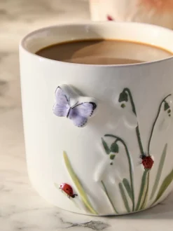 Mokken En Koppen|Tafelgerei*Next Beker met bloemen en wilde dieren