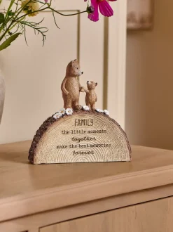 Decoraties*Next Bertie Bear Family Sentiment Ornament