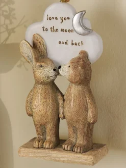 Decoraties*Next Bertie The Bear Love You To The Moon hangdecoratie