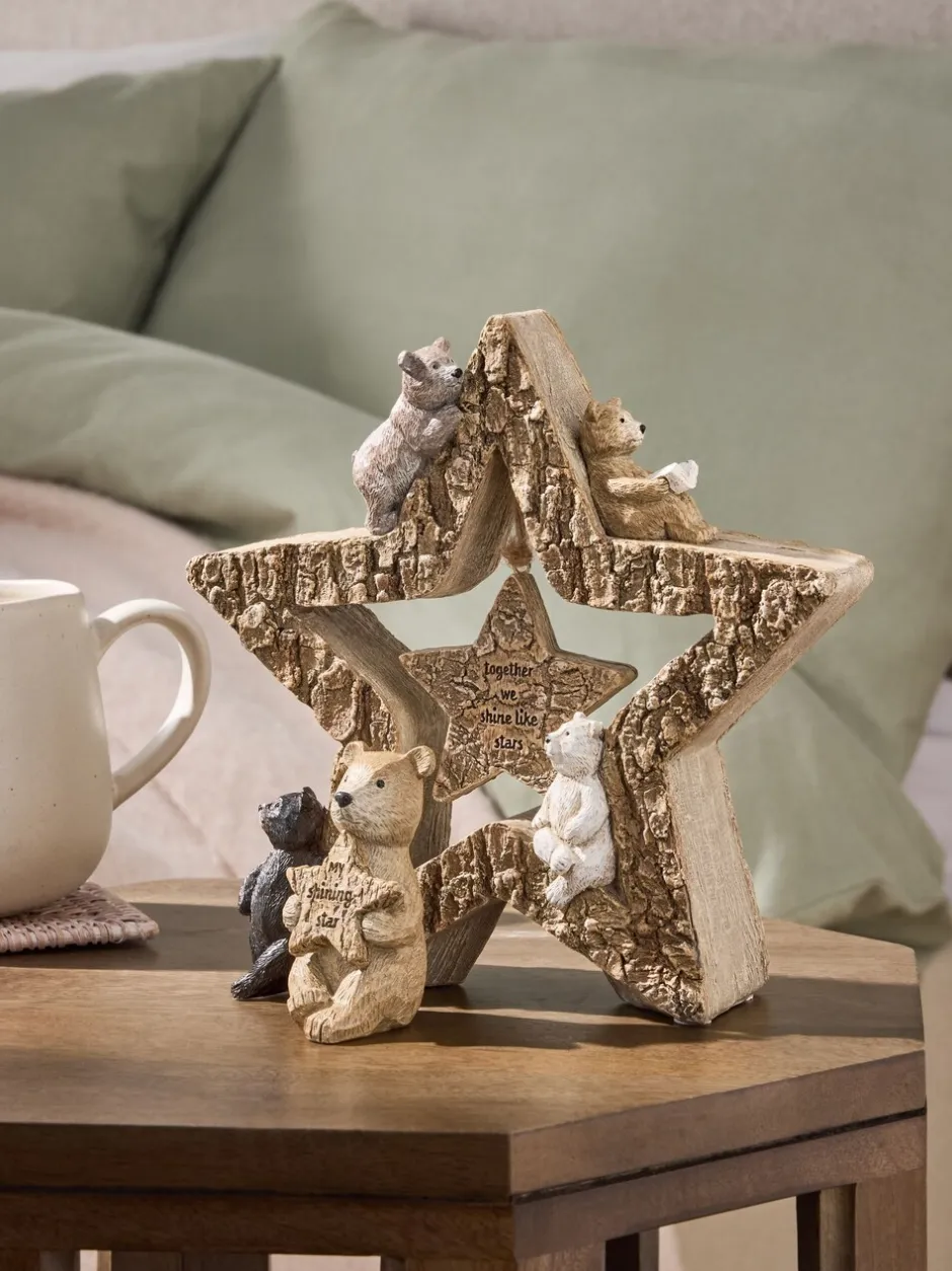 Decoraties*Next Bertie The Bear Shining Star Ornament