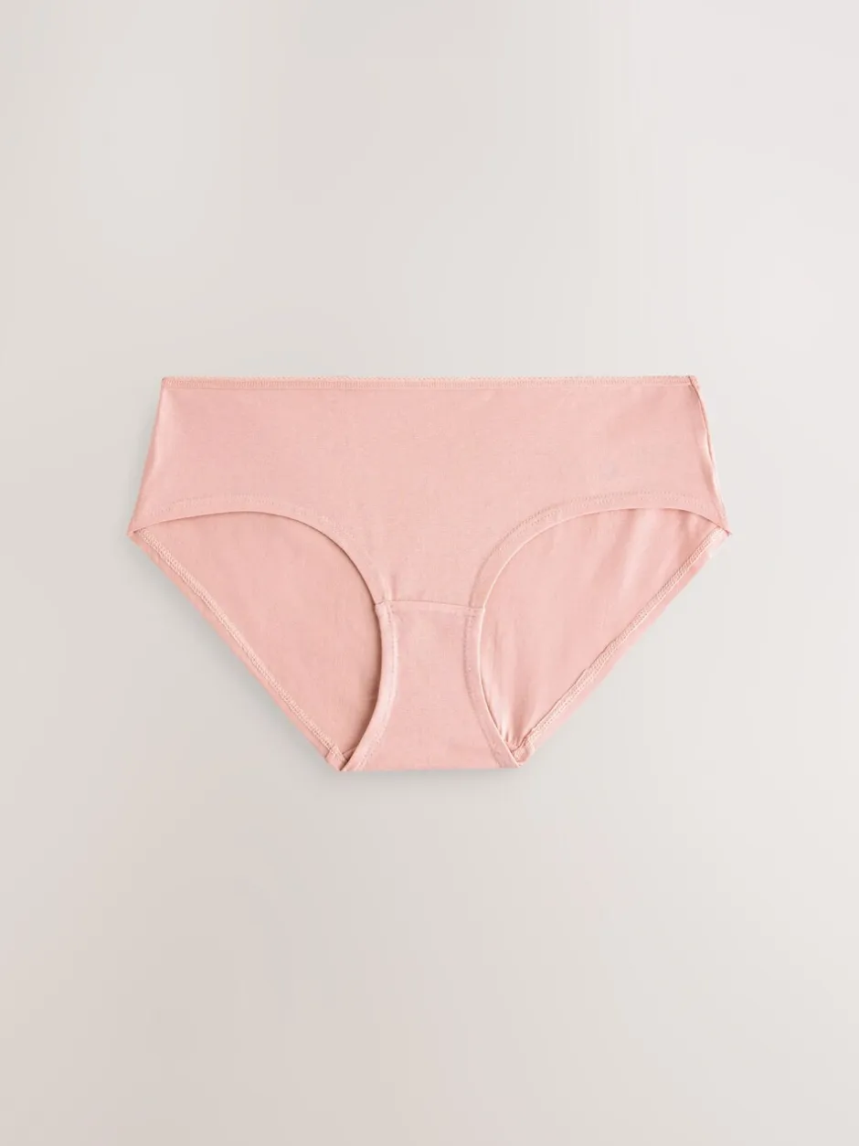 Onderbroeken|Next Bessenkleur/roze - Set van 7 slips met hoog katoengehalte