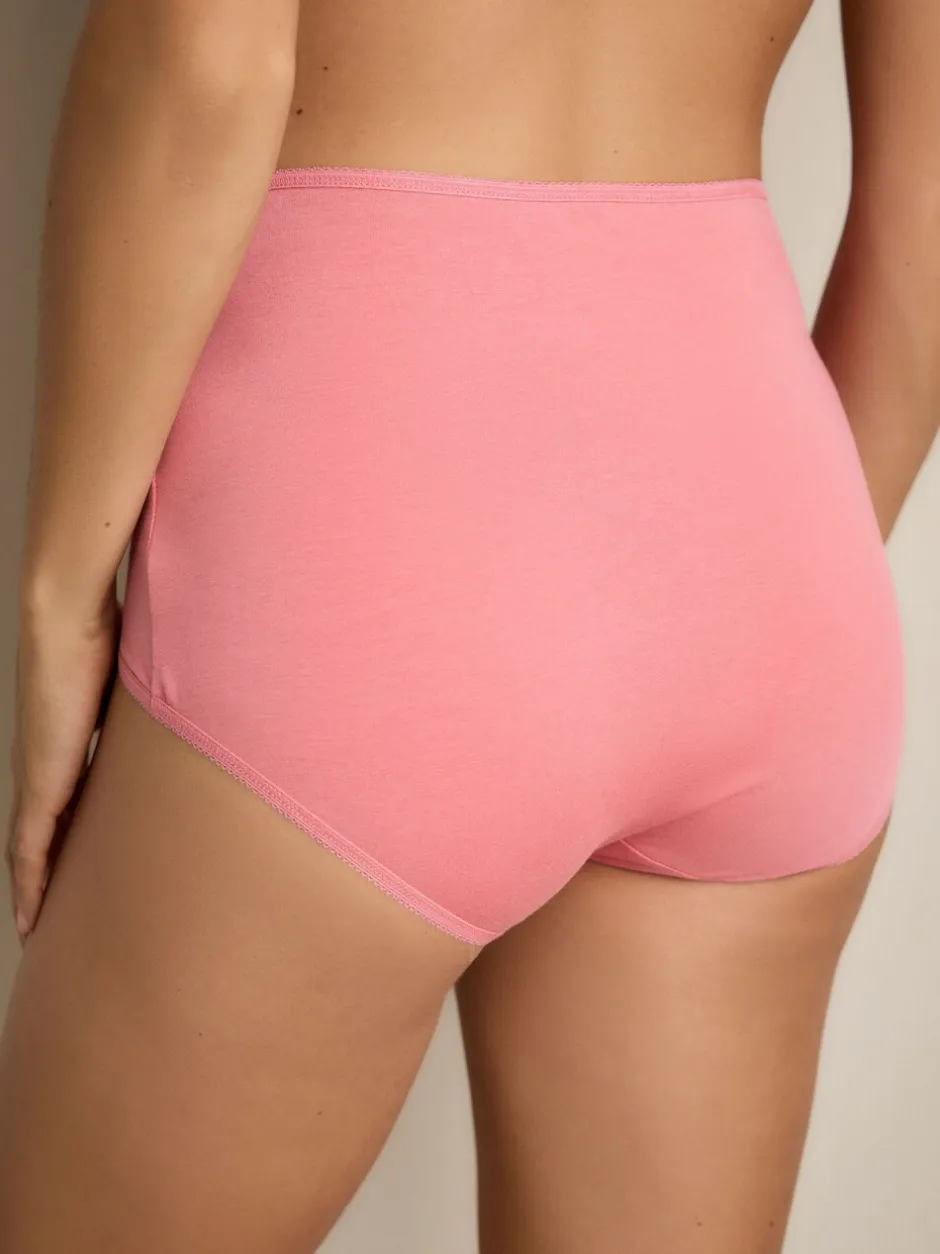 Onderbroeken*Next - Set van 7 slips met hoog katoengehalte Bessenkleur/roze