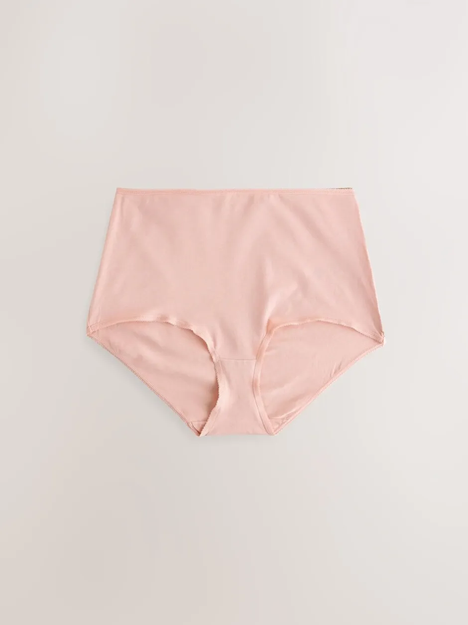 Onderbroeken*Next - Set van 7 slips met hoog katoengehalte Bessenkleur/roze