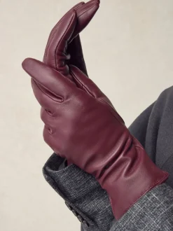 Mutsen, Handschoenen En Sjaals*Next Bessenrood - Leren handschoenen
