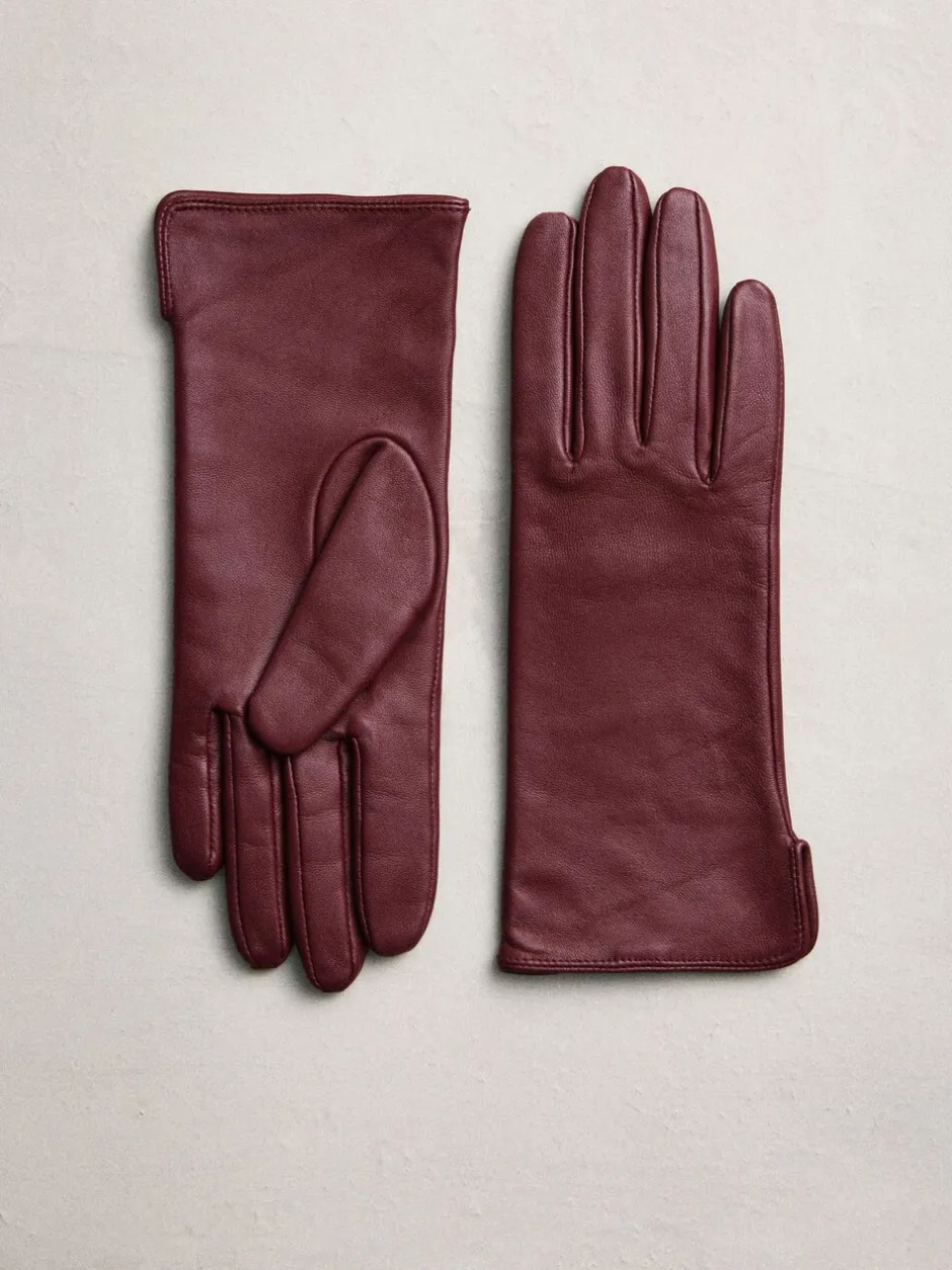 Mutsen, Handschoenen En Sjaals*Next Bessenrood - Leren handschoenen