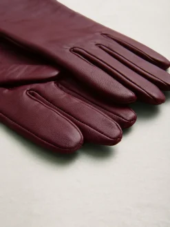 Mutsen, Handschoenen En Sjaals*Next Bessenrood - Leren handschoenen