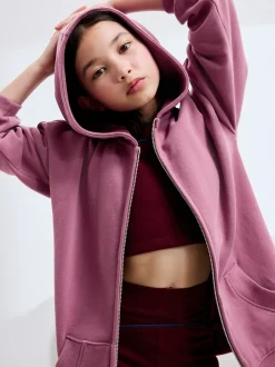 Sweaters En Hoody´S*Next Bessenroze - Hoodie met doorlopende rits (3-16 jr)