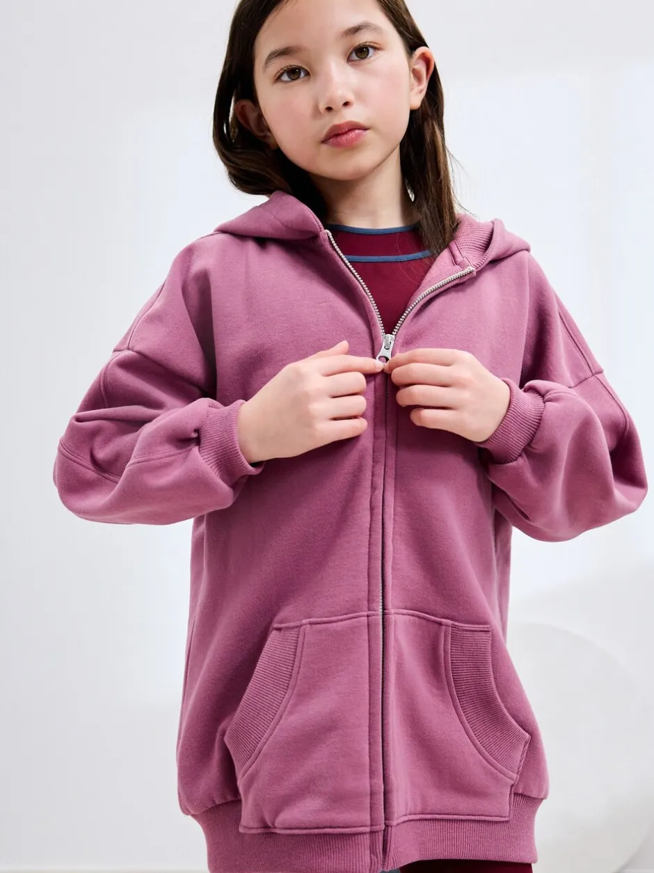 Sweaters En Hoody´S*Next Bessenroze - Hoodie met doorlopende rits (3-16 jr)