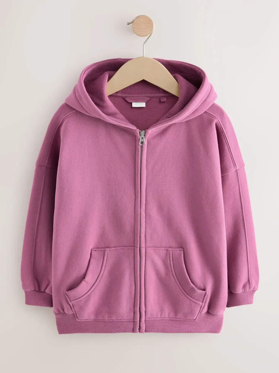 Sweaters En Hoody´S*Next Bessenroze - Hoodie met doorlopende rits (3-16 jr)