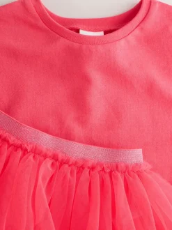 Tops|Tops|Next - Set van top en tutu-rok (3mnd-7jr) Bessenroze
