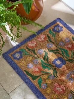 Vloerkleden En Lopers|Vloerkleden En Lopers|Next Bettie - Deurmat met bloemenprint