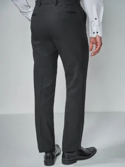 Smokings En Feestkleding|Next - Normale Pasvorm - Pantalon in smokingstijl Biesdetail