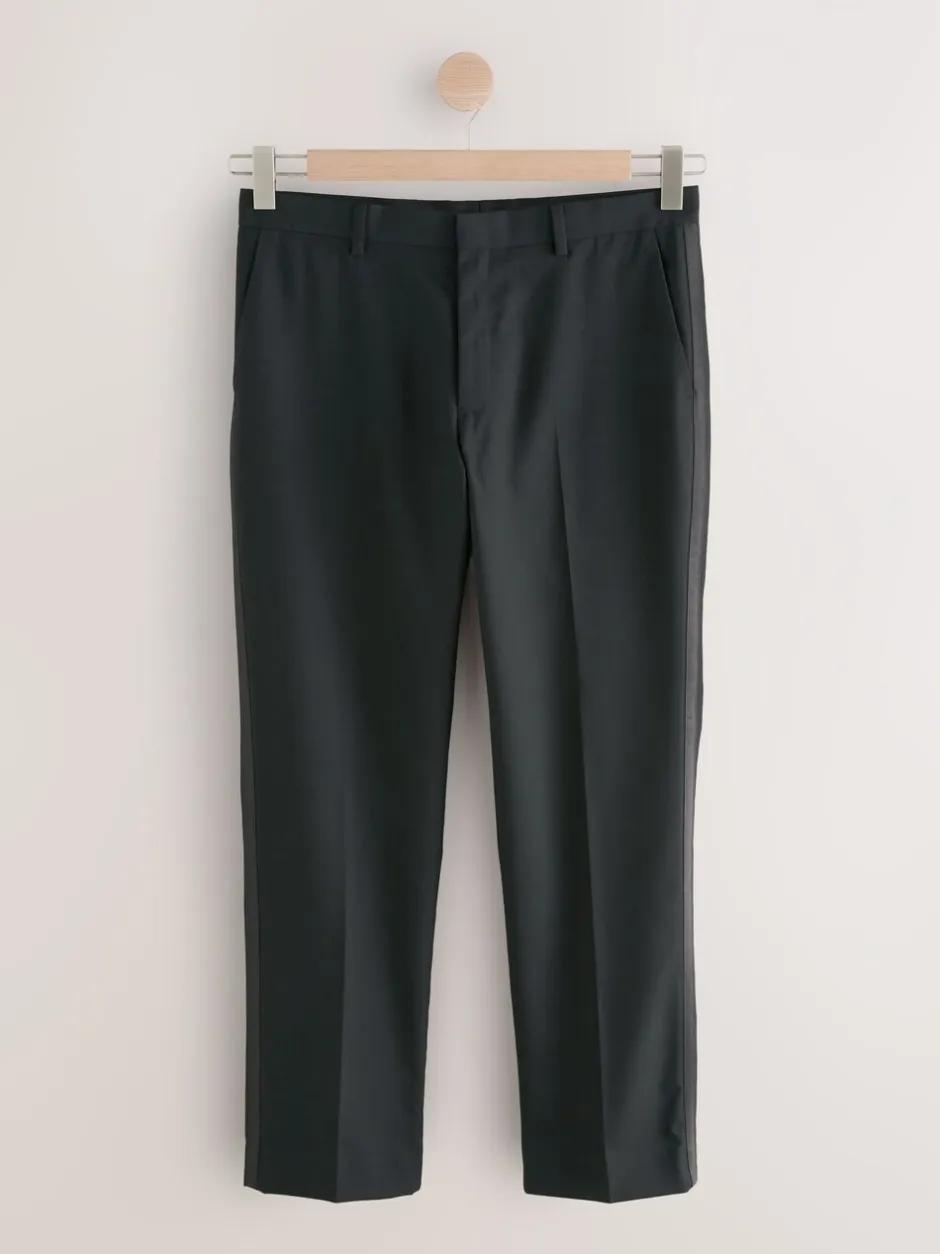 Smokings En Feestkleding|Next - Normale Pasvorm - Pantalon in smokingstijl Biesdetail