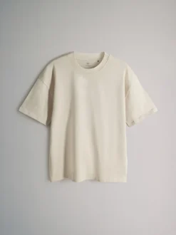 Loungewear|The Set - 4 Pack Short Sleeve Cotton T-Shirts Black Grey White