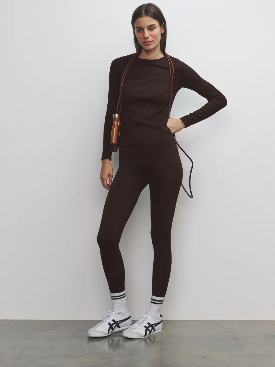 Leggings En Joggingbroeken*The Set - 3 Pack Active Ribbed Legging Black/Chocolate Brown/Khaki