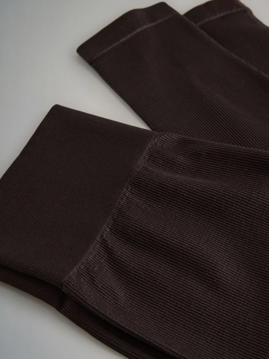 Leggings En Joggingbroeken*The Set - 3 Pack Active Ribbed Legging Black/Chocolate Brown/Khaki
