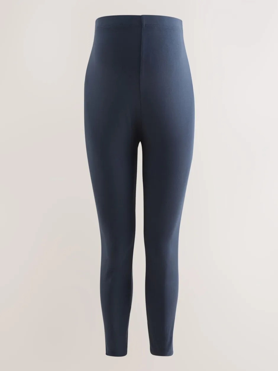Leggings En Joggingbroeken|Moederschap|Next Black/Navy Blue/Brown - 3 Zwangerschapsleggings