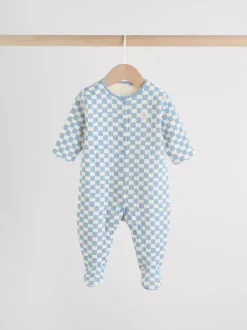 Babypakjes En Babypyjama's*Next Blauw - 2 Doorgestikte babypyjama's