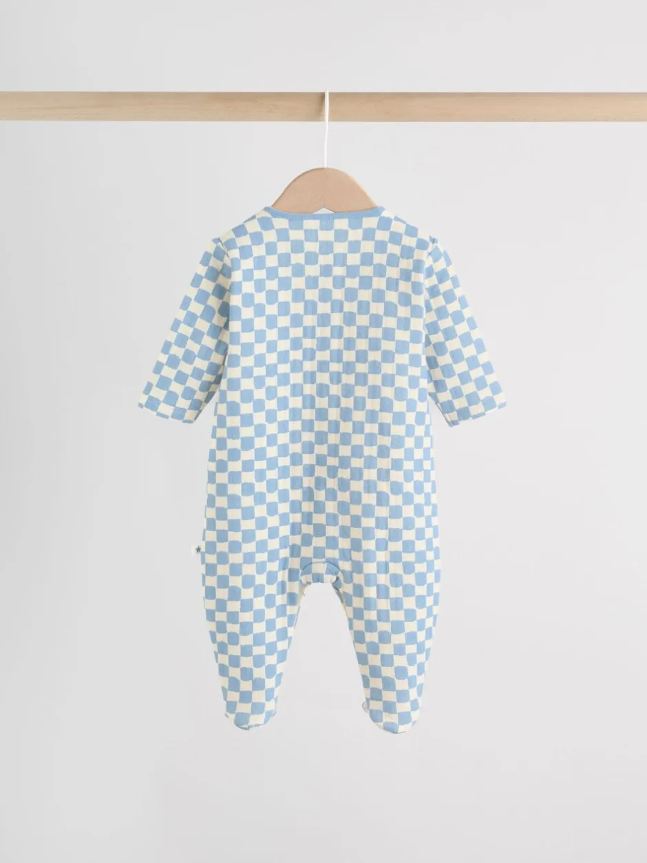 Babypakjes En Babypyjama's*Next Blauw - 2 Doorgestikte babypyjama's
