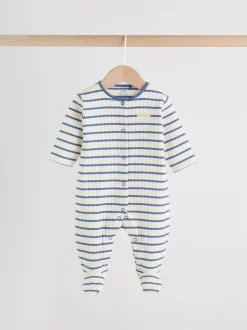 Babypakjes En Babypyjama's*Next Blauw - 2 Doorgestikte babypyjama's