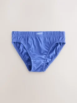 Ondergoed|Next - 100% katoenen slip verpakking van 7 (1,5 - 16 jr) Blauw
