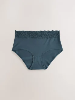 Onderbroeken*Next Blauw - 7 Katoenen slipjes met kant