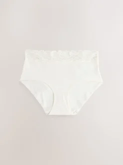 Onderbroeken*Next Blauw - 7 Katoenen slipjes met kant
