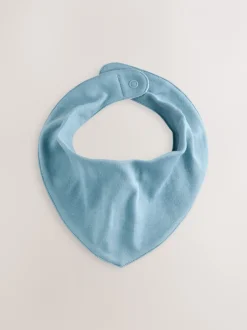 Slabbetjes|Next Blauw - 5 Kwijlslabbetjes voor baby's