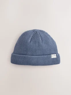 Mutsjes En Antikrabwantjes|Mutsen, Handschoenen En Sjaals|Next - 2 Pack Baby Beanie Mutsen (0mnd -2jr) Blauw