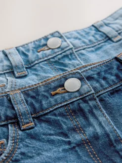 Shorts En Rokken*Next Blauw - 2 Pack Fray Shorts (3-16jr)