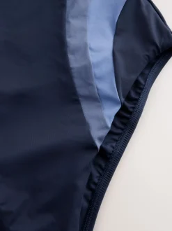 Sportkleding|Badkleding*Next Blauw - Active Scoop-badpak met buikorrectie