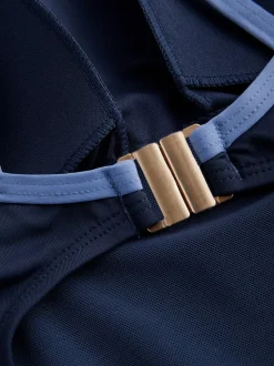 Sportkleding|Badkleding*Next Blauw - Active Scoop-badpak met buikorrectie