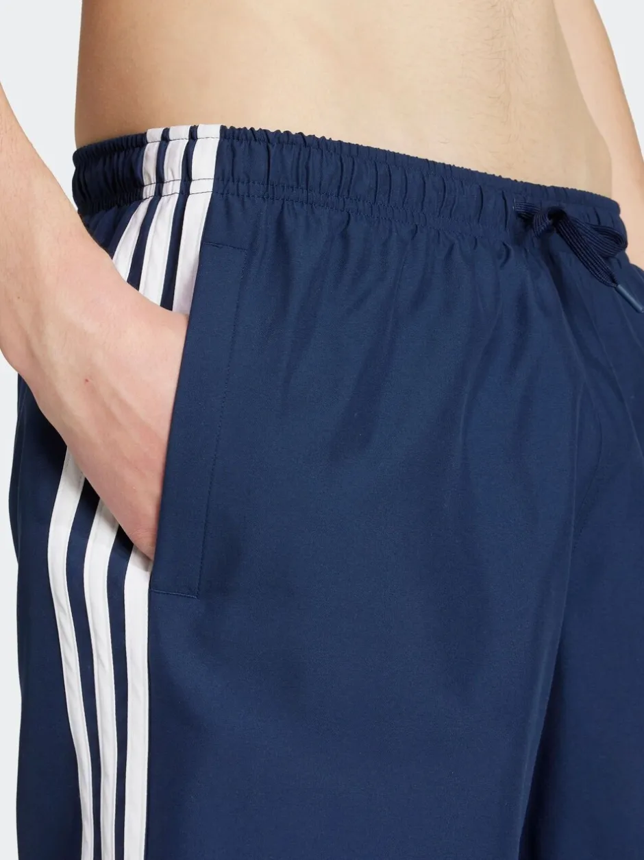 Sportkleding|Badkleding*adidas - Adicolor 3-Strepen 8-Inch Zwembroek Blauw
