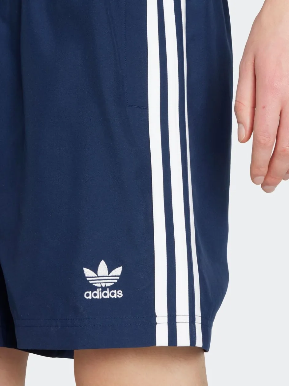 Sportkleding|Badkleding*adidas - Adicolor 3-Strepen 8-Inch Zwembroek Blauw