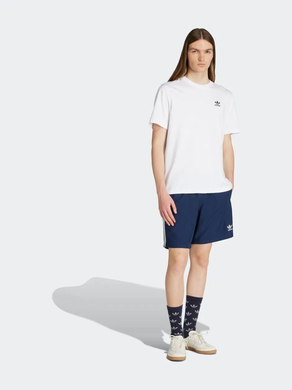 Sportkleding|Badkleding*adidas - Adicolor 3-Strepen 8-Inch Zwembroek Blauw