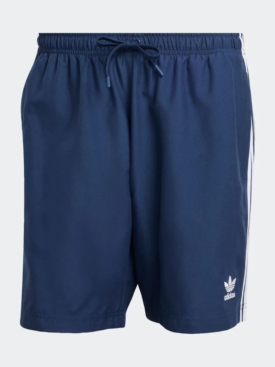 Sportkleding|Badkleding*adidas - Adicolor 3-Strepen 8-Inch Zwembroek Blauw