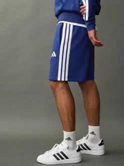 Shorts|adidas Blauw - Essential 3-Stripes French Terry Shorts