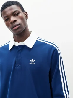 Poloshirts|adidas originals - Adicolor Rugby poloshirt Blauw