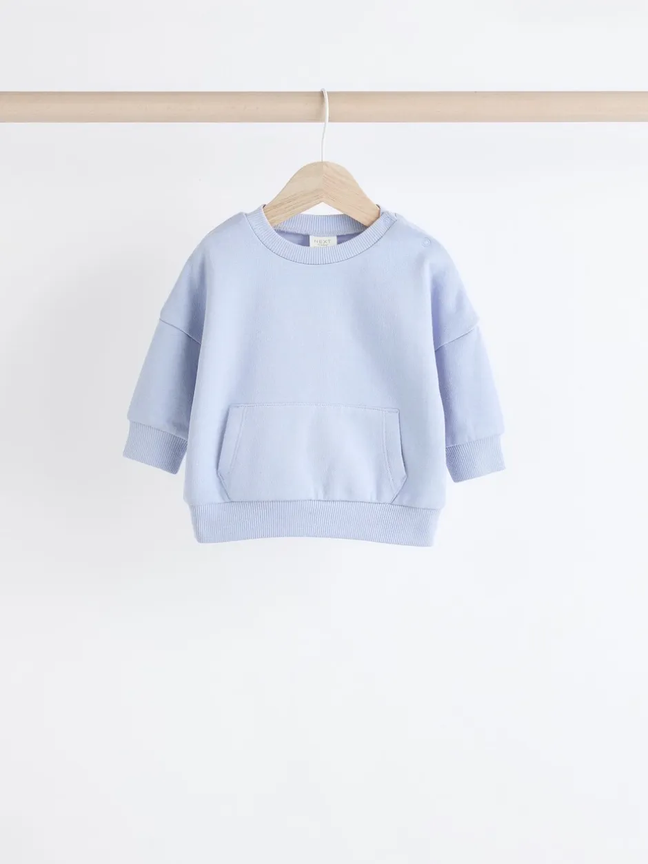 Sets En Combisets|Truien En Breisels*Next Blauw - Baby Sweatshirt en Joggingbroeken Set 6 stuks (0mnd-3jaar)