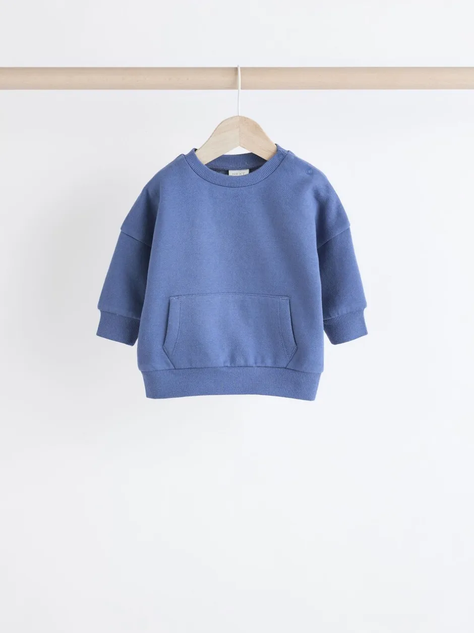 Sets En Combisets|Truien En Breisels*Next Blauw - Baby Sweatshirt en Joggingbroeken Set 6 stuks (0mnd-3jaar)