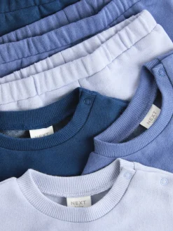 Sets En Combisets|Truien En Breisels*Next Blauw - Baby Sweatshirt en Joggingbroeken Set 6 stuks (0mnd-3jaar)