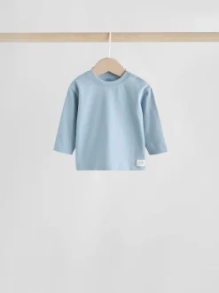 Tops|T-Shirts*Next - Baby T-shirts met lange mouwen 4 stuks (0mnd-2jr) Blauw
