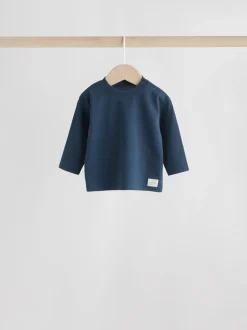 Tops|T-Shirts*Next - Baby T-shirts met lange mouwen 4 stuks (0mnd-2jr) Blauw