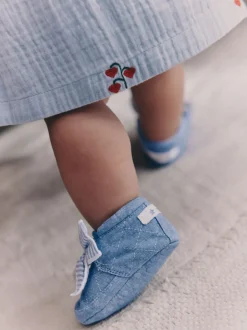Gelegenheidskleding|Boots|Next - Babylaarzen met bloemenprint (0-18 mnd) Blauw